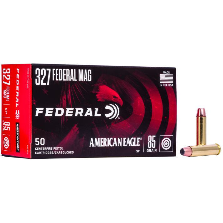 Federal AE327A American Eagle Handgun 327FederalMag 85gr Jacketed Soft Point 50 Per Box/20 Case