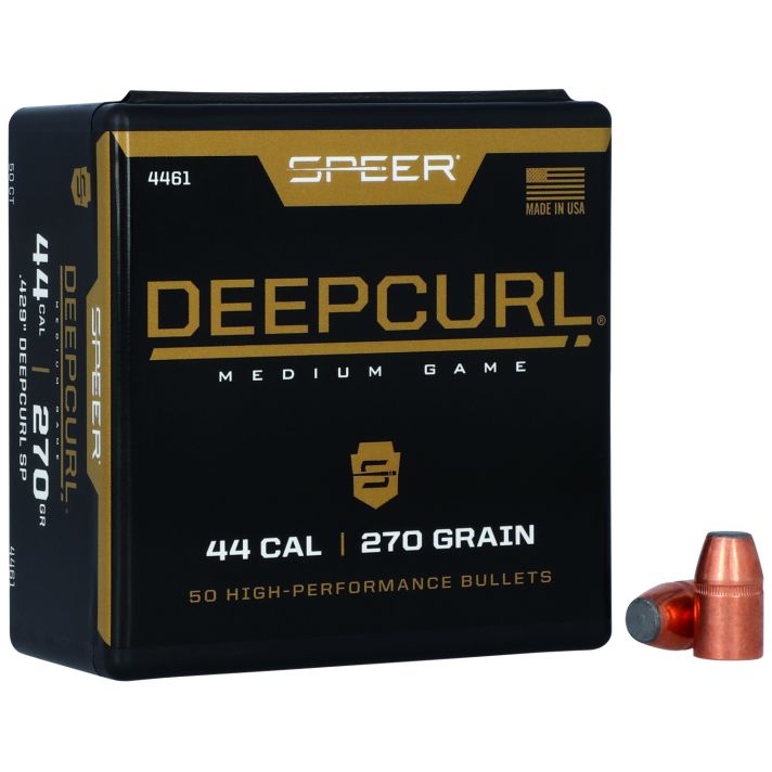 Speer 4461 DeepCurl44Cal 270gr Soft Point 50 Per Box/5 Case