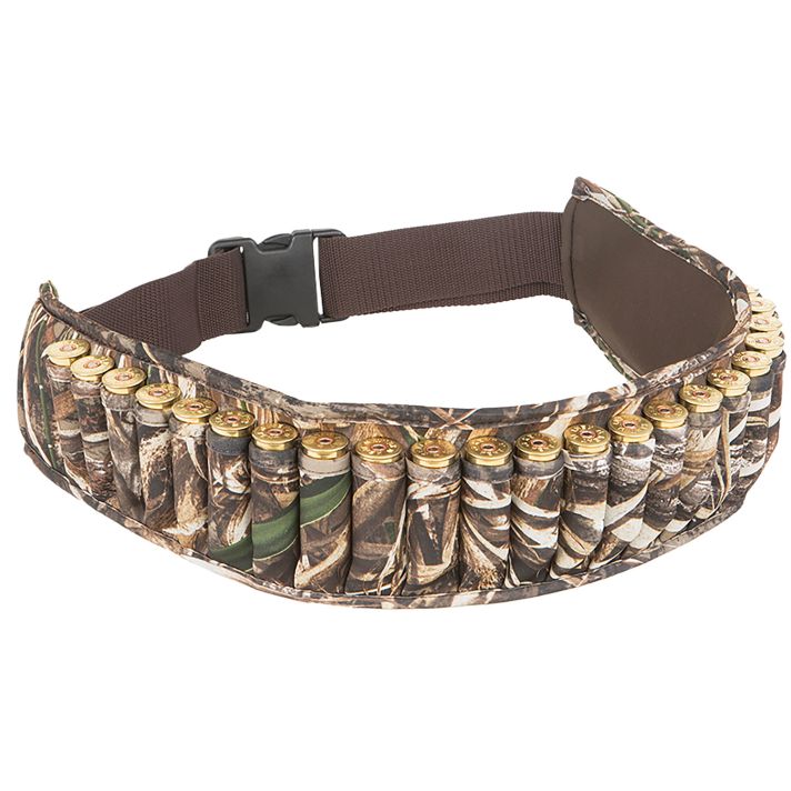 Allen 2525 Waterfowl Shotgun Shell Belt Realtree Max-4 Neoprene 25rd Shotgun Waist Mount Adjustable Belt