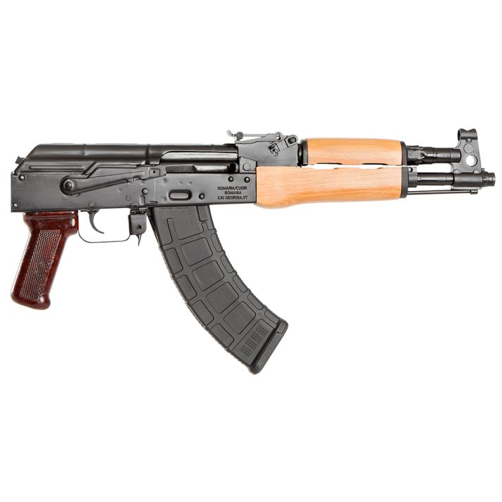 Century Arms HG1916N Draco7.62x39mm 30+1 12.25" BlackChrome Lined Threaded Barrel, Black Stamped Receiver, Wooden Handguard, Polymer Pistol Grip, Includes 30rd Magazine
