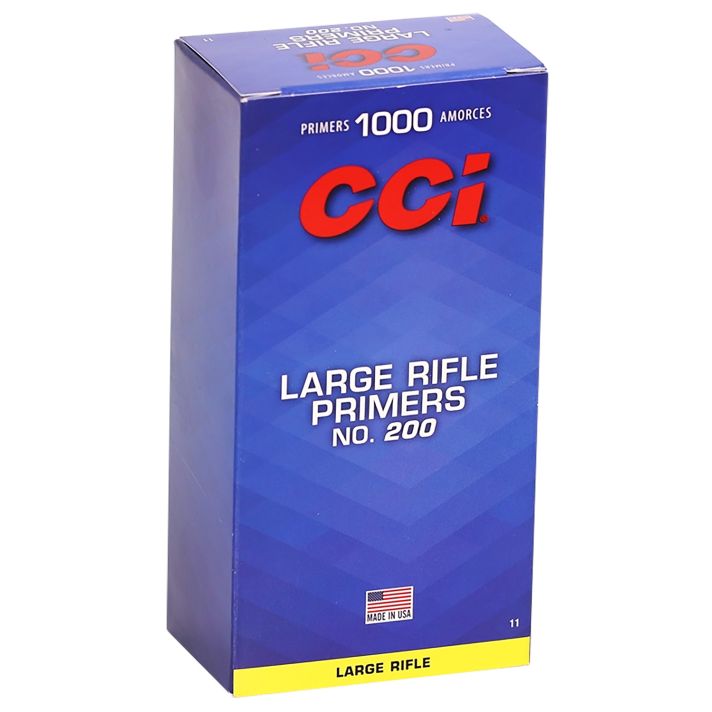 CCI 0011 Standard Rifle No. 200 Large Rifle Multi Caliber 1000/Box