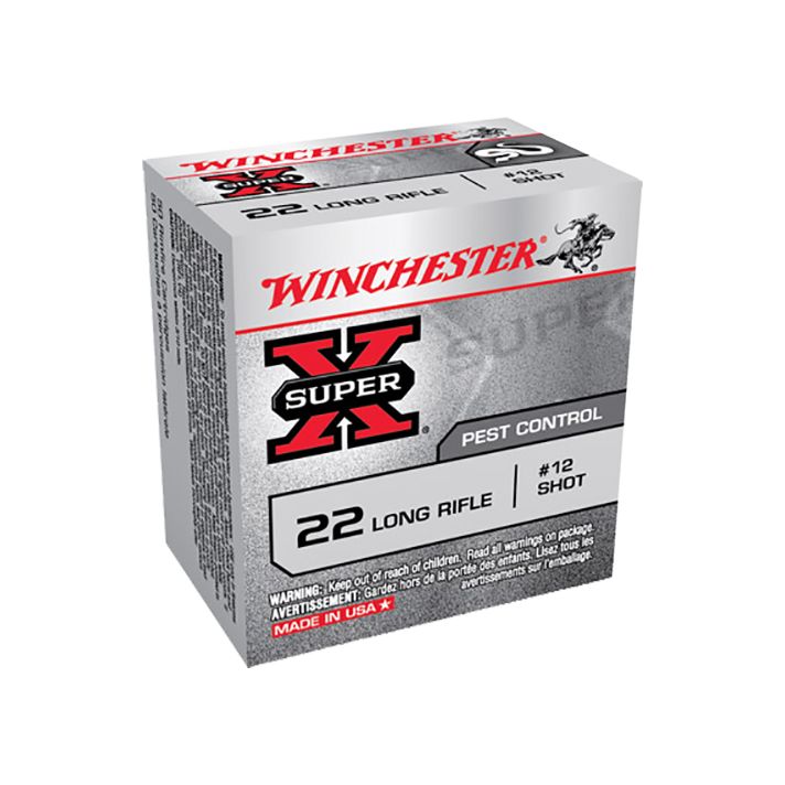 Winchester Ammo X22LRS Super X22LR #12Shot 50 Per Box/100 Case