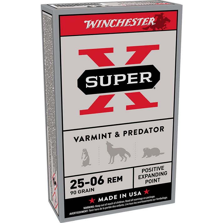 Winchester Ammo X25061 Super X25-06Rem 90gr Positive Expanding Point 20 Per Box/10 Case