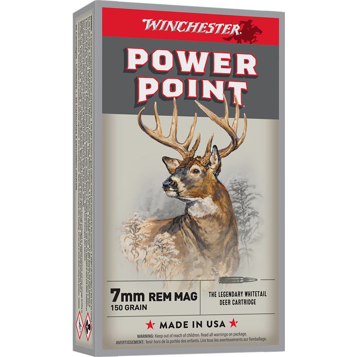 Winchester Ammo X7MMR1 Super X7mmRemMag 150gr Power Point 20 Per Box/10 Case
