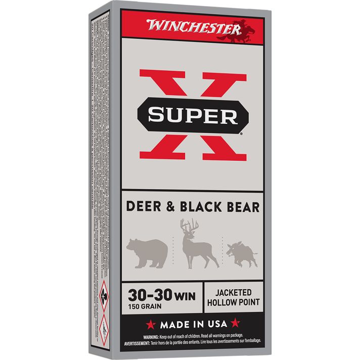 Winchester Ammo X30301 Super X30-30Win 150gr Jacketed Hollow Point 20 Per Box/10 Case