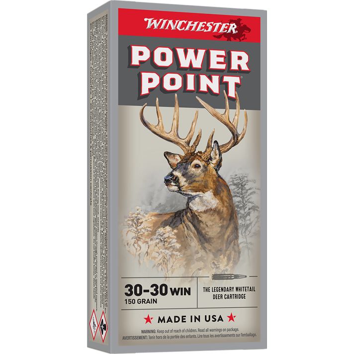 Winchester Ammo X30306 Power-Point30-30Win 150gr 20 Per Box/10 Case
