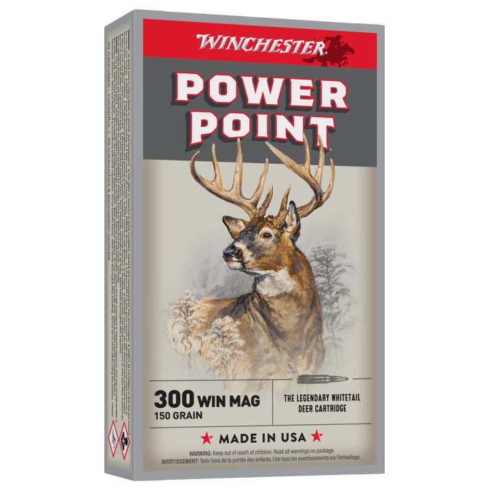 Winchester Ammo X30WM1 Power-Point300WinMag 150gr 20 Per Box/10 Case