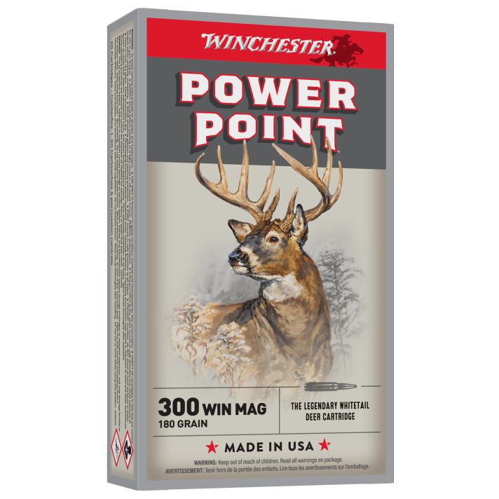 Winchester Ammo X30WM2 Power-Point300WinMag 180gr 20 Per Box/10 Case