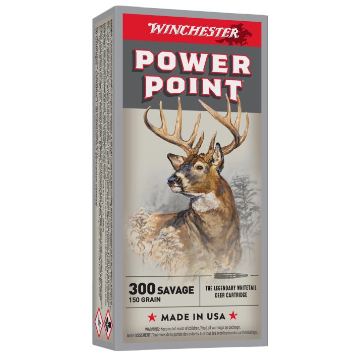 Winchester Ammo X3001 Power-Point300Savage 150gr 20 Per Box/10 Case