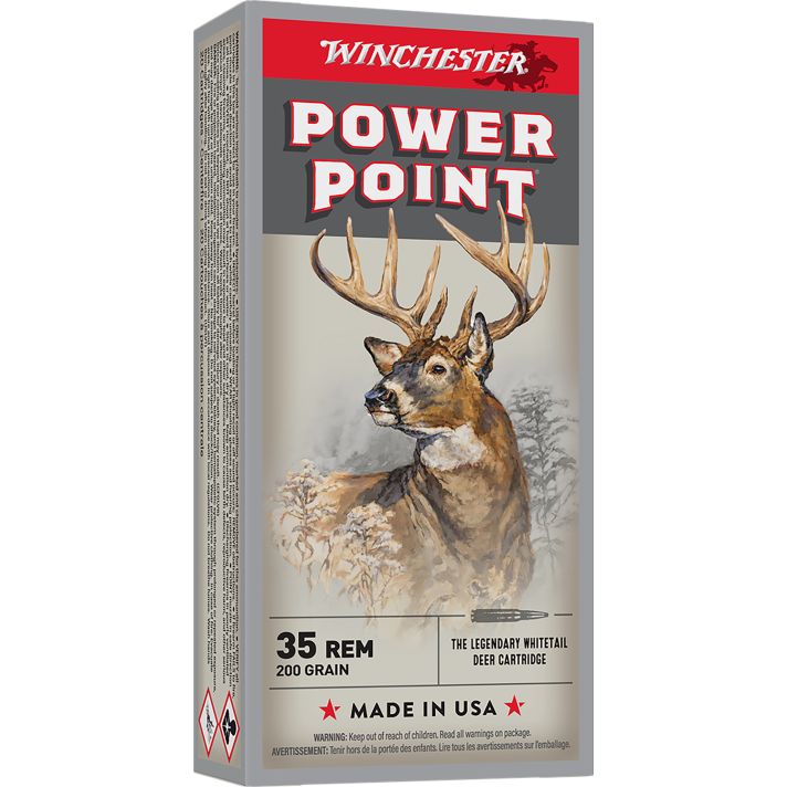 Winchester Ammo X35R1 Power-Point35Rem 200gr 20 Per Box/10 Case