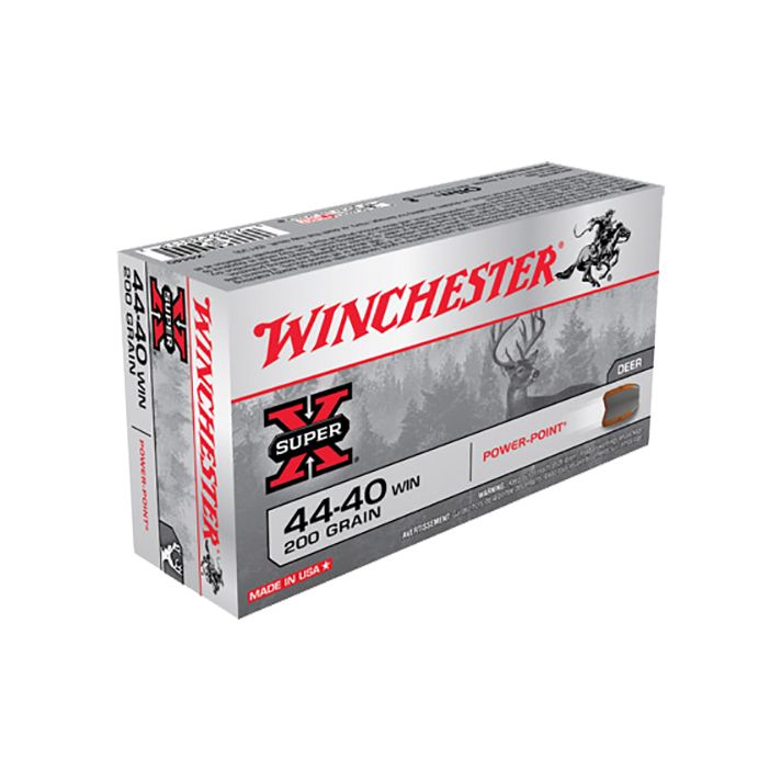 Winchester Ammo X4440 Super X44-40Win 200gr Power Point 50 Per Box/10 Case