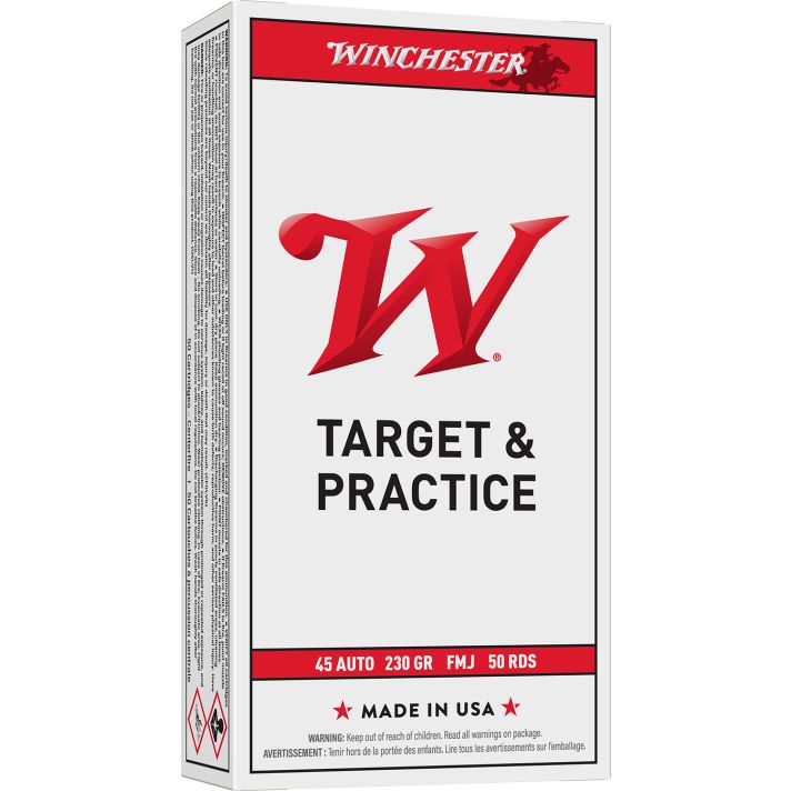 Winchester Ammo Q4170 USA45ACP 230gr Full Metal Jacket 50 Per Box/10 Case