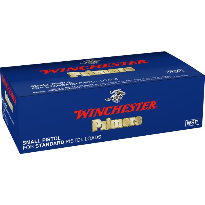 Winchester Ammo WSP Primers #1-1/2 - 108 Small Regular Handgun 1000 Per Box/5 Case