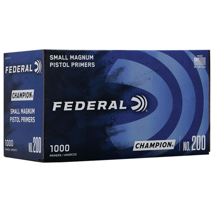 Federal 200 Champion Small Pistol Multi Caliber Handgun 1000 Per Box/5 Case
