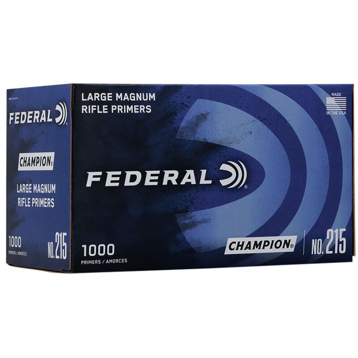 Federal 215 Champion Large Rifle Multi Caliber 1000 Per Box/5 Case