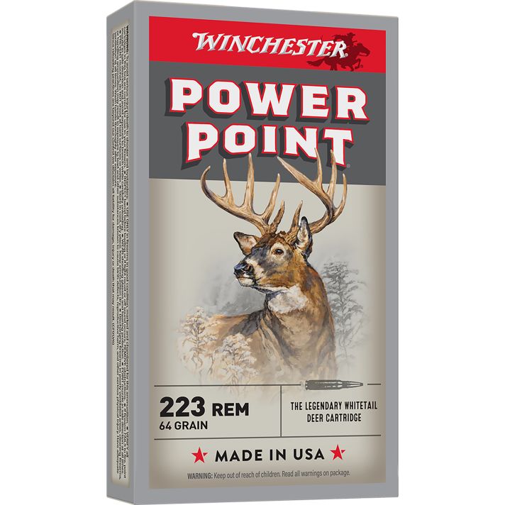 Winchester Ammo X223R2 Power-Point223Rem 64gr 20 Per Box/10 Case
