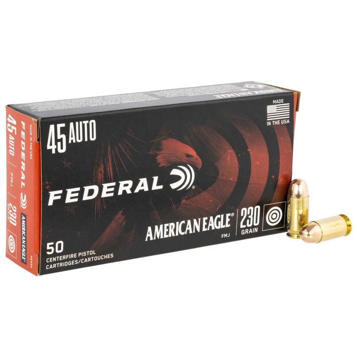 Federal AE45A American Eagle Handgun 45ACP 230gr Full Metal Jacket 50 Per Box/20 Case