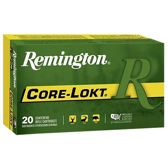 Remington Ammunition 22189 Core-Lokt338WinMag 225gr Pointed Soft Point 20 Per Box/10 Case