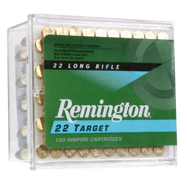 Remington Ammunition 21284 22 Target22LR 40gr Round Nose 100 Per Box/50 Case