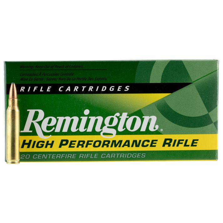 Remington Ammunition 28399 High Performance Rifle 223Rem 55gr Pointed Soft Point 20 Per Box/10 Case