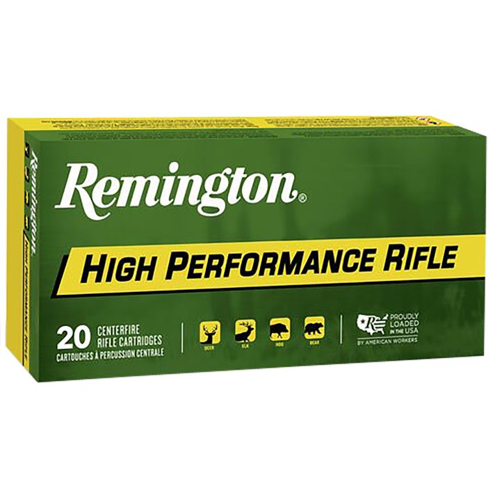 Remington Ammunition 21311 High Performance Rifle 22-250Rem 55gr Pointed Soft Point 20 Per Box/10 Case