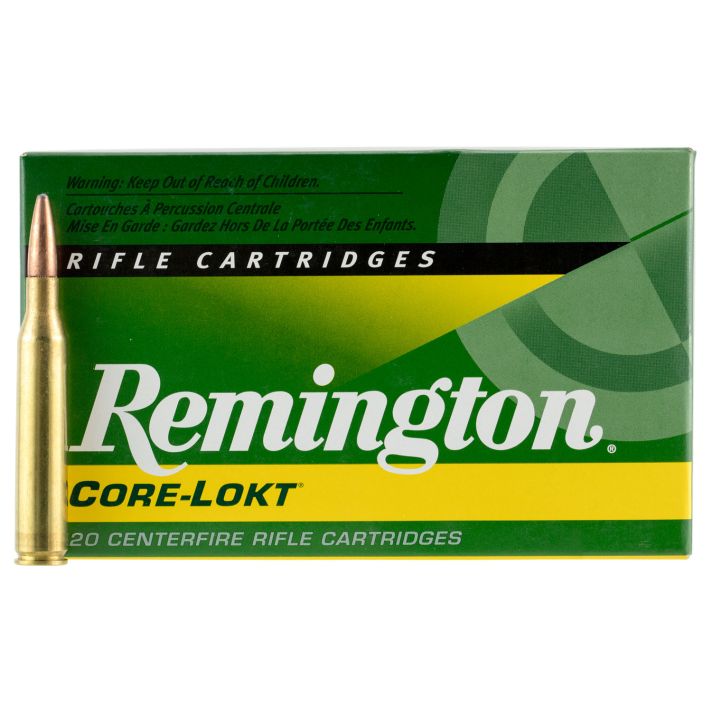 Remington Ammunition 21515 Core-Lokt25-06Rem 120gr Core-Lokt Pointed Soft Point 20 Per Box/10 Case