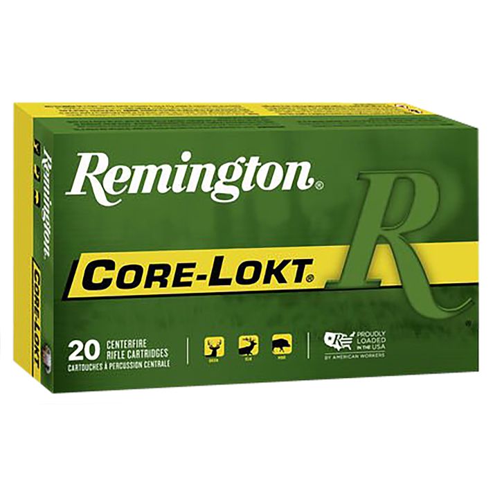 Remington Ammunition 21407 Core-Lokt30-06Springfield 180gr Soft Point Core-Lokt 20 Per Box/10 Case