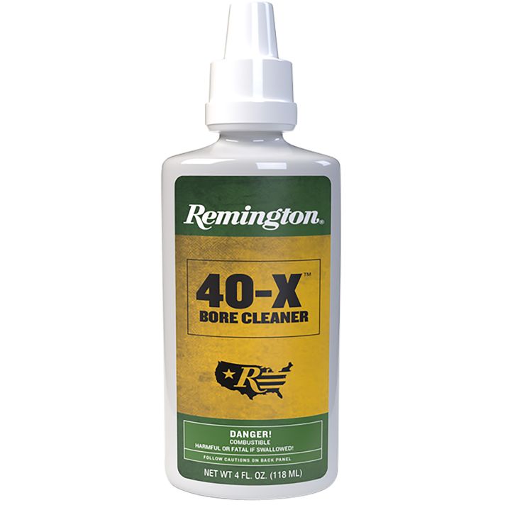 Remington Accessories 18397 40-X Bore Cleaner Removes Carbon/Lead/Plastic Fouling/Powder 4 oz Squeeze Bottle