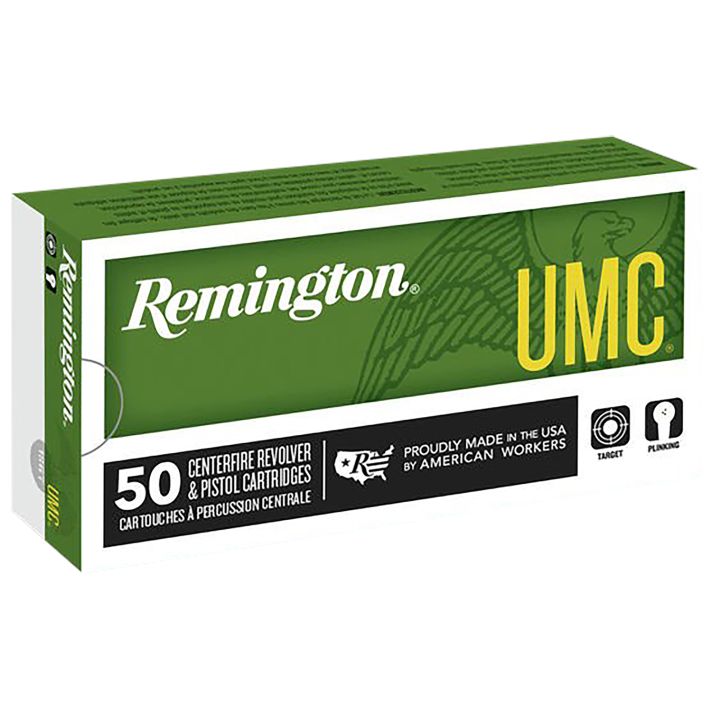 Remington Ammunition 23744 UMC44RemMag 180gr Jacketed Soft Point 50 Per Box/10 Case