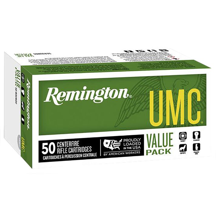 Remington Ammunition 23712 UMC Value Pack 30Carbine 110gr Full Metal Jacket 50 Per Box/10 Case
