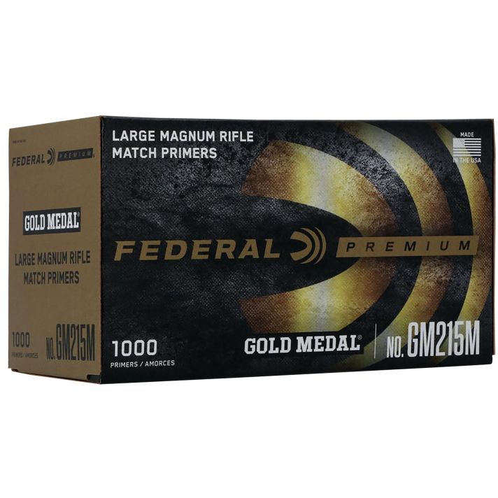 Federal GM215M Gold Medal Premium Multi Caliber 1000 Per Box/5 Case