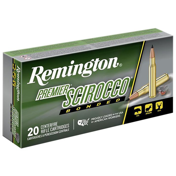 Remington Ammunition 29330 Premier Scirocco Bonded 300WinMag 180gr Swift Scirocco Bonded 20 Per Box/10 Case