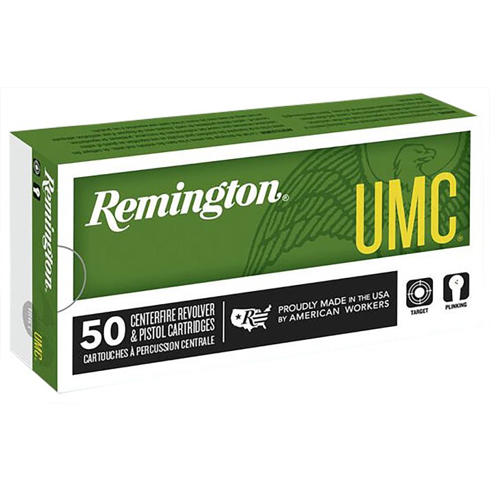 Remington Ammunition 23718 UMC9mmLuger 124gr Full Metal Jacket 50 Per Box/10 Case
