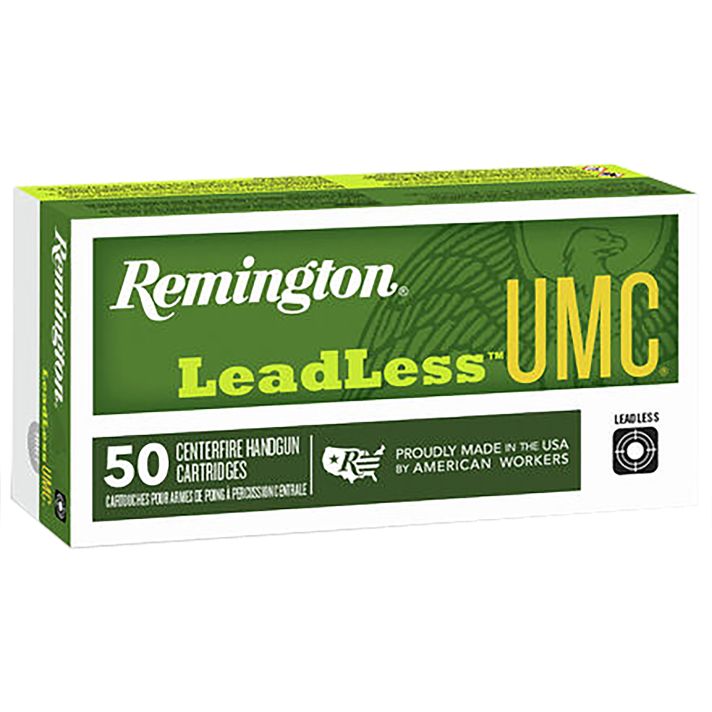 Remington Ammunition 23791 UMC Leadless 40S&W 180gr Flat Nose Enclosed Base 50 Per Box/10 Case