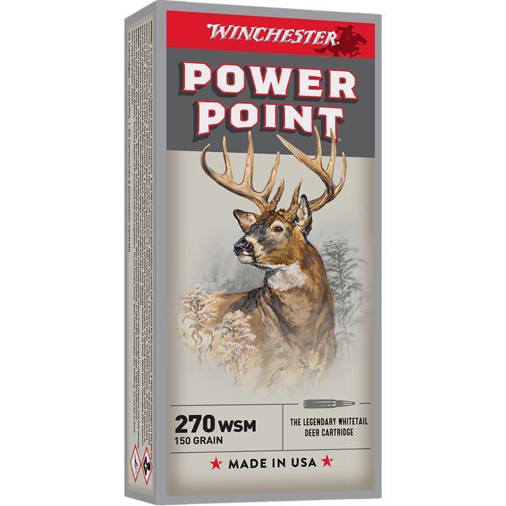Winchester Ammo X270WSM Power-Point270WSM 150gr 20 Per Box/10 Case