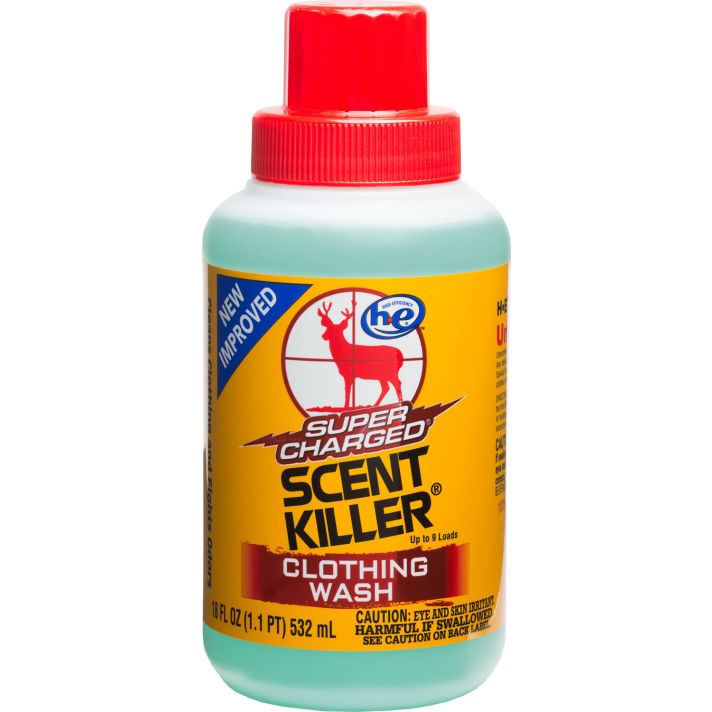 Wildlife Research 546 Scent Killer Super Charged Clothing Wash Odor Eliminator Odorless Scent 18 oz Bottle