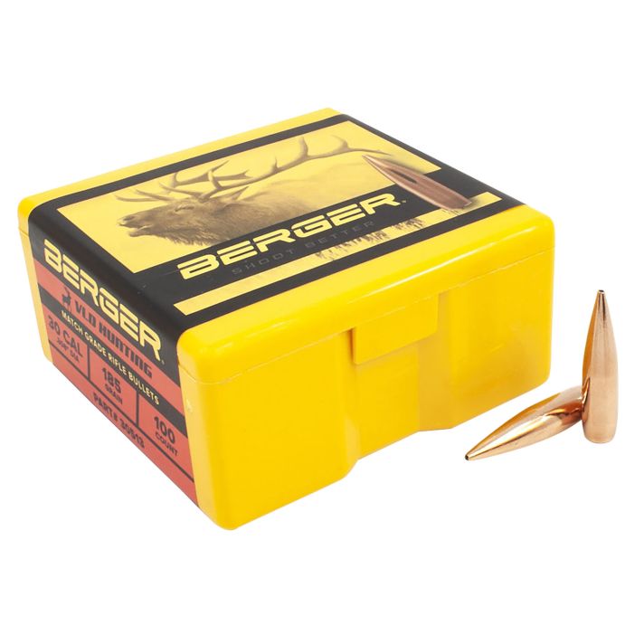 Berger Bullets 30513 VLD Hunting Long Range 30Cal 185gr 100/Box