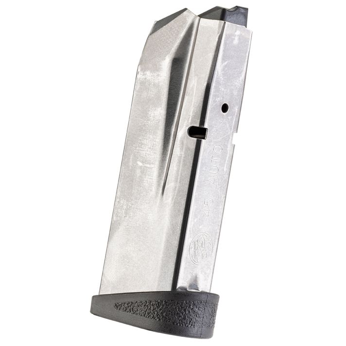 Smith & Wesson 194920000 M&P Compact 8rd 45ACP Black Base Plate Steel