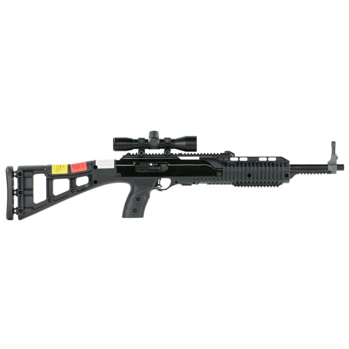 Hi-Point 4595TS4X32 4595TS Carbine 45 ACP Caliber with 17.50" Barrel, 9+1 Capacity, Black Metal Finish, Black All Weather Molded Stock & Black Polymer Grip Right Hand