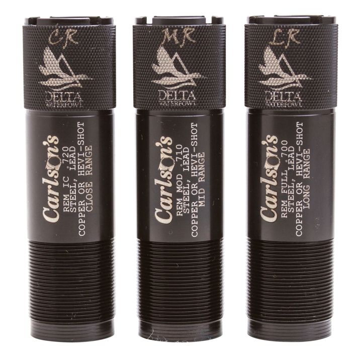 Carlson's Choke Tubes 07269 Delta WaterfowlRemington Rem Choke 12 Gauge Mid/Long/Close Range 17-4 Stainless Steel