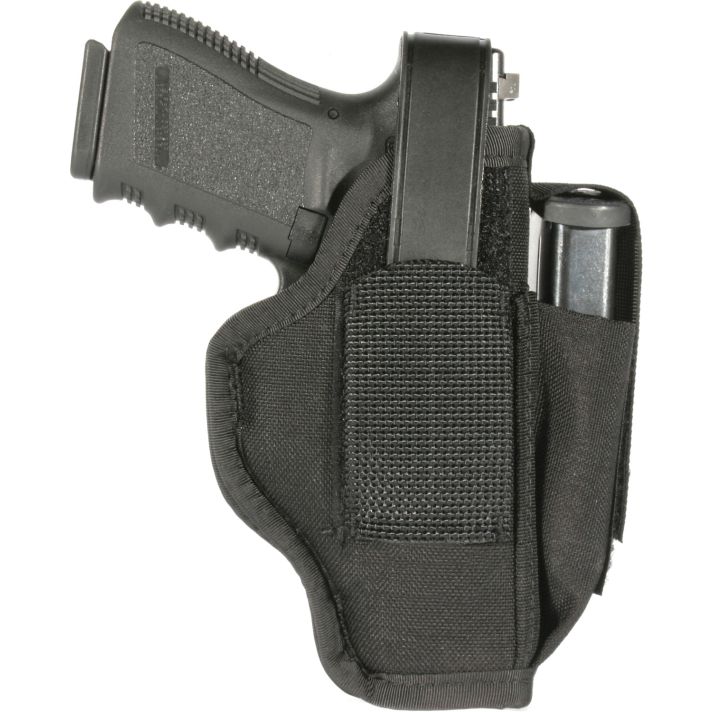 Blackhawk 40AM06BK Multi-UseIWB/OWB Size 06 Black Cordura Belt Clip Fits Med/Large Semi Autos Fits 3.25-3.75" Barrel Ambidextrous
