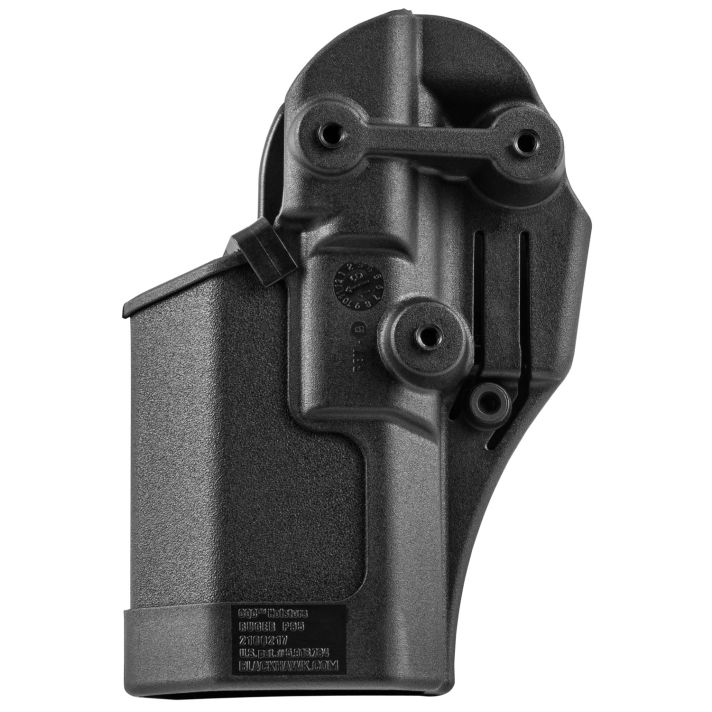 Blackhawk 410512BKR Serpa CQCOWB Size 12 Matte Black Polymer Belt Loop/Paddle Fits Ruger P95 Right Hand
