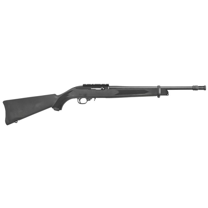 Ruger 1261 10/22 Tactical Full Size 22 LR 10+1 16.10" Satin Black Threaded Barrel, Receiver w/Scope Rail, Black Synthetic Fixed Stock, Right Hand