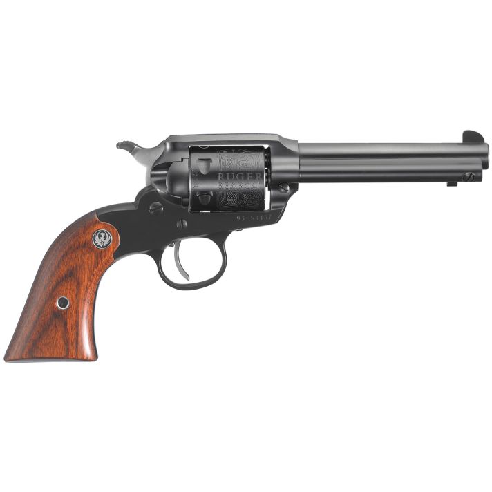 Ruger 0912 Bearcat22 LR 6rd 4" Blued Alloy Steel Barrel, Frame & Engraved Cylinder, Hardwood Grip, Transfer Bar Safety, Exposed Hammer