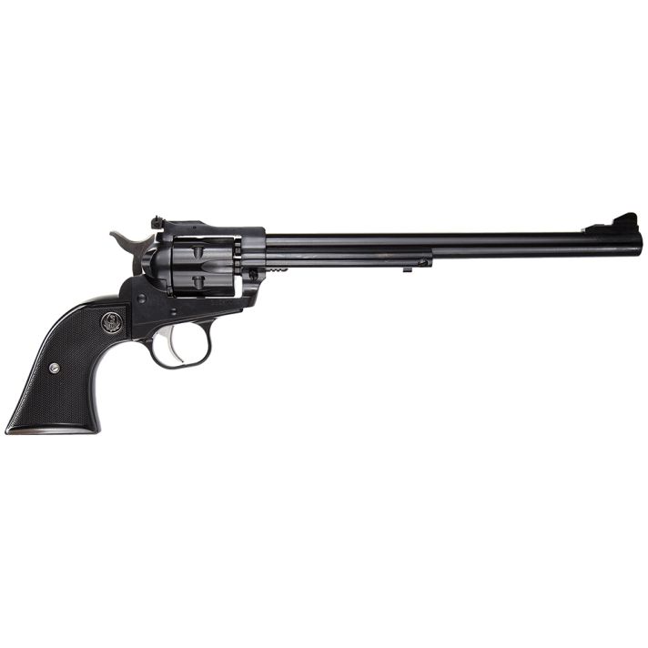 Ruger 0624 Single-Six Convertible 22 LR 22 WMR 6rd 9.50" Blued Alloy Steel Barrel, Cylinder & Frame, Black Checkered Rubber Grip, Exposed Hammer