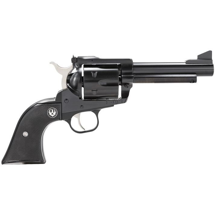 Ruger 0445 Blackhawk45 Colt (Long Colt) 6rd 4.63" Blued Alloy Steel Barrel, Cylinder & Frame, Black Checkered Rubber Grip, Transfer Bar Safety, Exposed Hammer