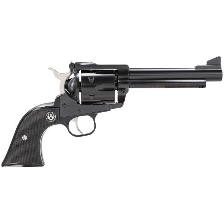 Ruger 0465 Blackhawk45 Colt (Long Colt) 6rd 5.50" Blued Alloy Steel Barrel, Cylinder & Frame, Black Checkered Rubber Grip, Transfer Bar Safety, Exposed Hammer