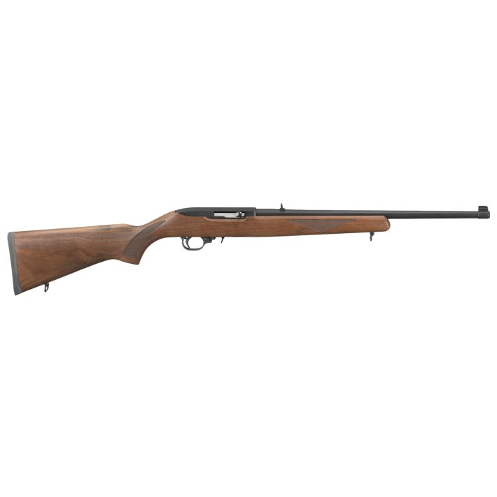 Ruger 1102 10/22 Sporter Full Size 22 LR 10+1 18.50" Satin Black Alloy Steel Barrel, Aluminum Receiver, Fixed American Walnut Stock, Right Hand