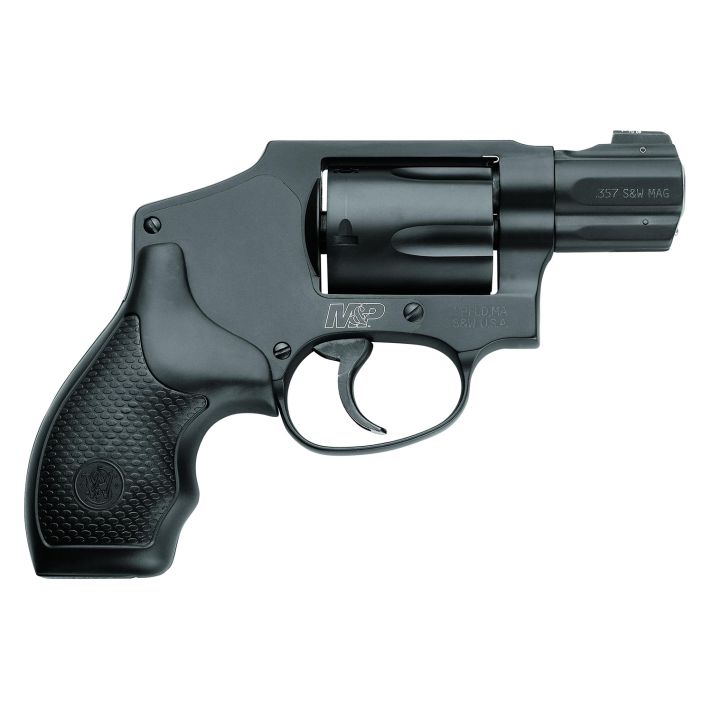 Smith & Wesson 103072 M&P 340357 Mag Or 38 S&W Spl +P 5 Shot1.88" Black Barrel, PVD CylinderBlack, Scandium Alloy J-Frame, XS Sights 24/7 Tritium Night Front Sight