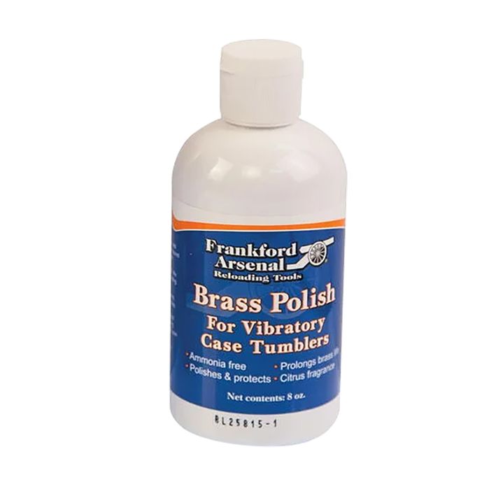 Frankford Arsenal 887335 Quick-N-Ez Brass Polish 8 oz Squeeze Bottle